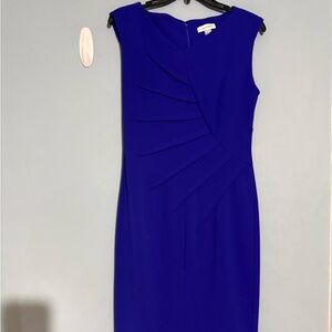 Calvin Klein Royal Blue Midi Dress